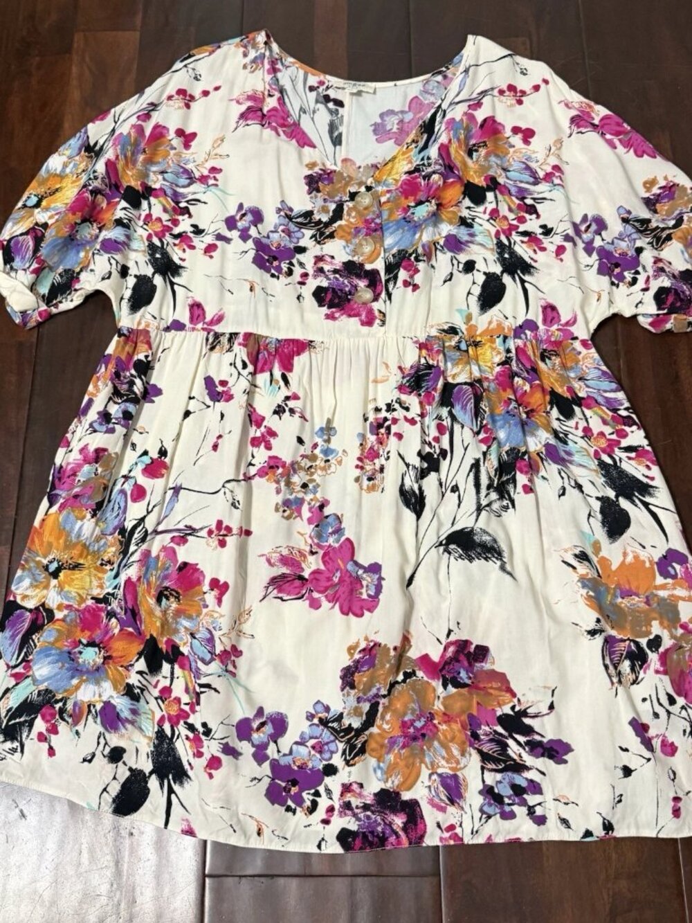 Umgee Floral Mini Dress Women’s Size Large